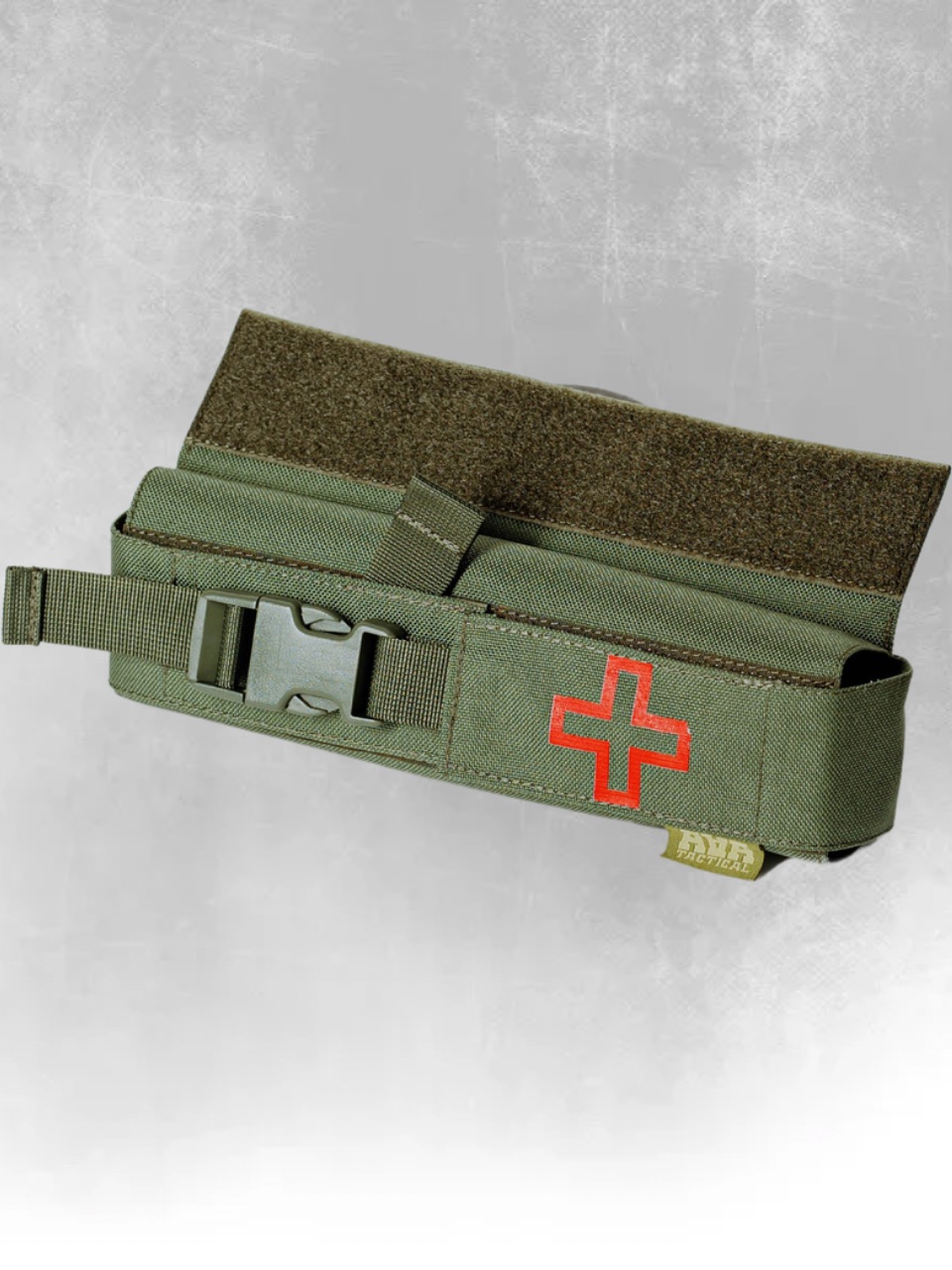 Напашный тактический подсумок, утилитарный, аптечка Хаки (Три А Тактикал)